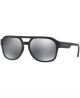 Armani Exchange 0AX4074S 80786G 57 MATTE BLACK LIGHT GREY MIRROR BLACK Injected Man